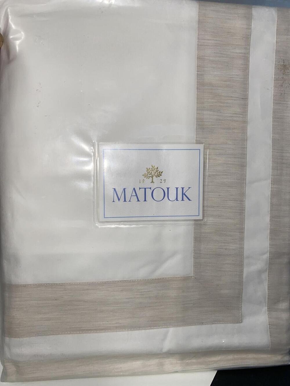 Matouk  Euro Sham 520TC Jackson  Sand 100% Percale